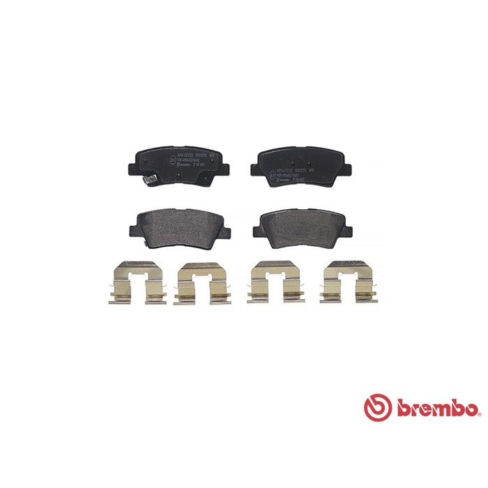 Колодки тормозные BREMBO P30067