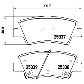 

Колодки тормозные BREMBO P30067