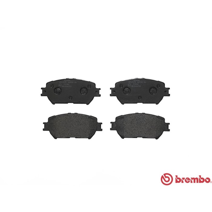 Колодки тормозные BREMBO P83062
