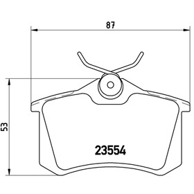 

Колодки тормозные BREMBO P85017