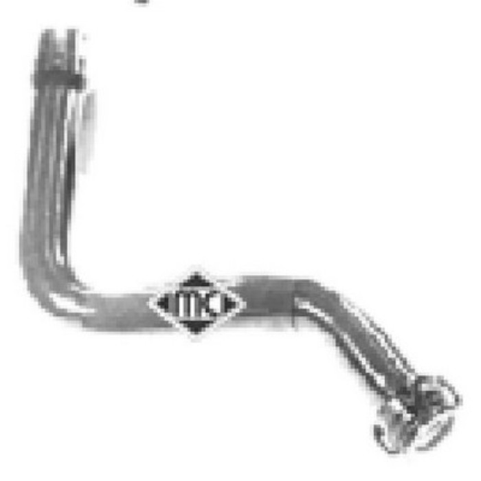 Патрубок радиатора METALCAUCHO 08376