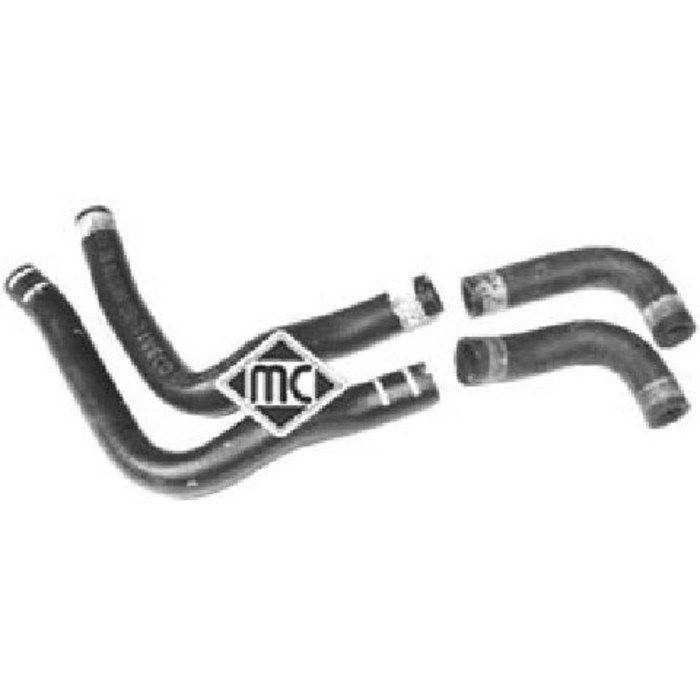 Патрубки радиатора, комплект METALCAUCHO 08835