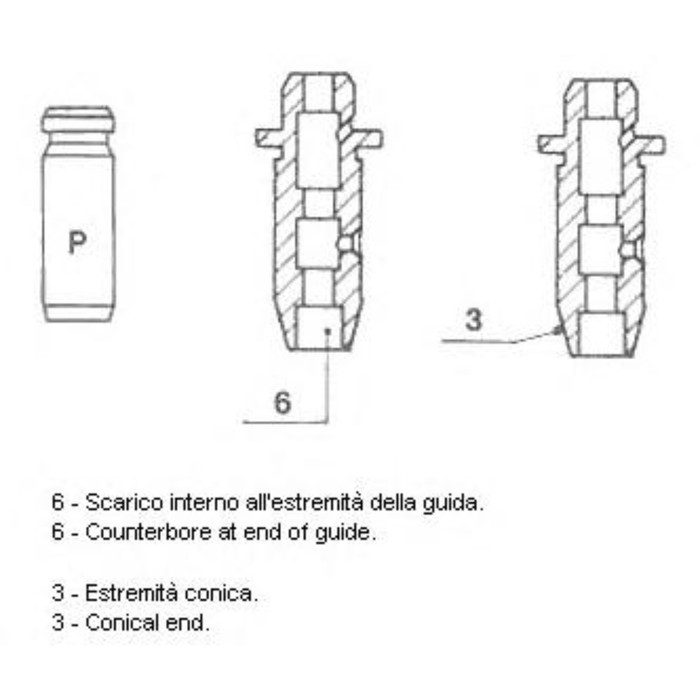 Втулка клапана направляющая METELLI 012935