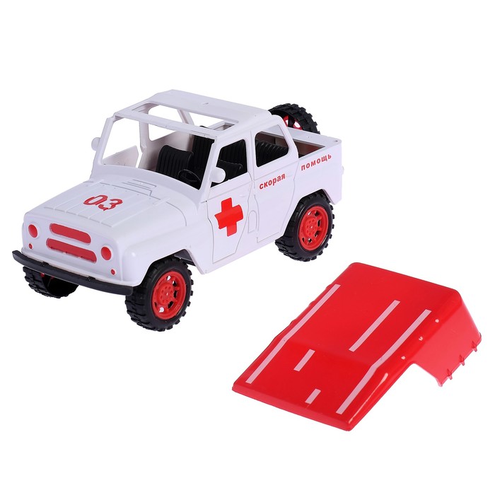 Машина инерционная "Джип Полиция", МИКС