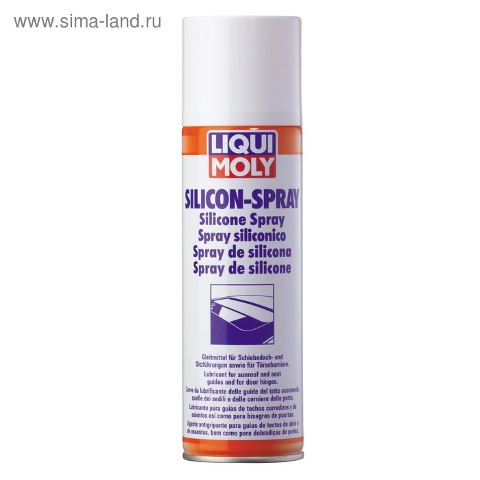 Бесцветная смазка-силикон LiquiMoly Silicon-Spray, 0,3 л (3955) смазка liquimoly haftschmier spray адгезийная 4084