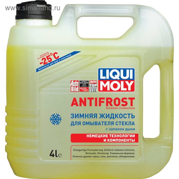 Зимняя жидкость для омывания стекла LiquiMoly ANTIFROST Scheiben-Frostschutz -25С, 4 л (369)