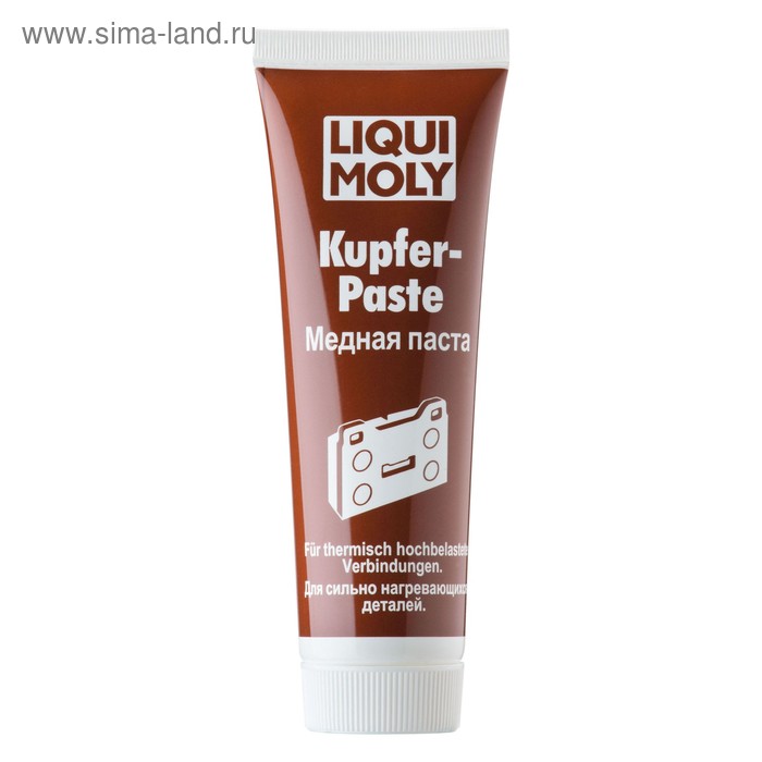 Медная паста LiquiMoly Kupfer-Paste, 0,1 кг (7579) медный аэрозоль liquimoly kupfer spray 3970