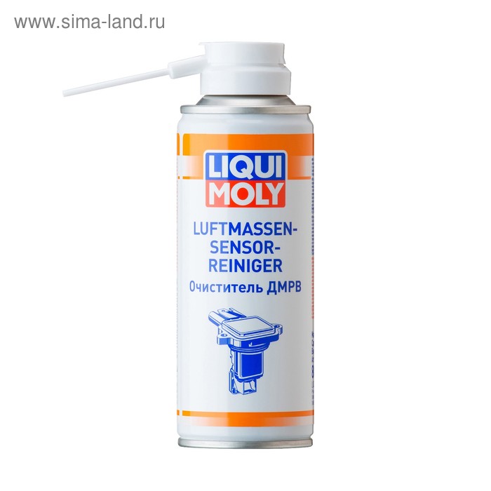 Очиститель ДМРВ LiquiMoly Luftmassensensor-Reiniger, 0,2 л (8044) очиститель системы охлаждения liquimoly pro line kuhlerreiniger 1 л 5189