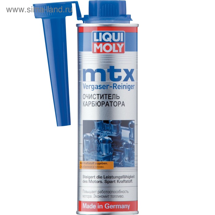 Очиститель карбюратора LiquiMoly MTX Vergaser Rein , 0,3 л (1992) эффективный очиститель инжектора liquimoly injection clean effectiv 0 3 л 7555