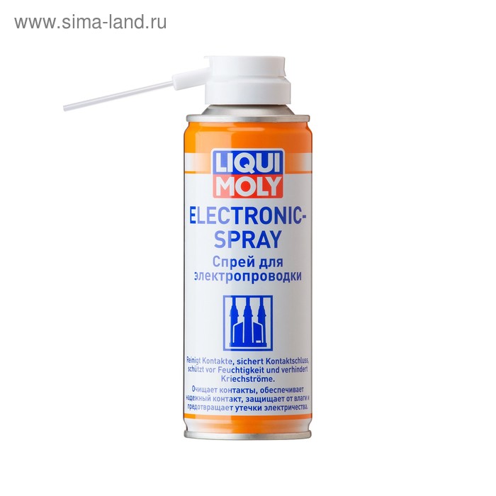 Спрей для электропроводки LiquiMoly Electronic-Spray , 0,2 л (8047) бесцветная смазка силикон liquimoly pro line silikon spray 0 4 л 7389