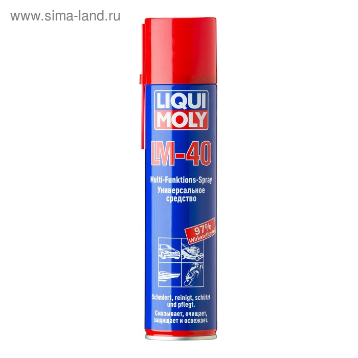 Универсальное средство LiquiMoly LM 40 Multi-Funktions-Spray, 0,4 л (8049) грязеотталкивающая белая смазка liquimoly wartungs spray weiss 0 25 л 3953