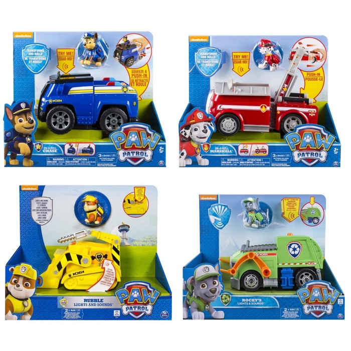 Трансформер "Машинка спасателей", световые и звуковые эффекты, МИКС