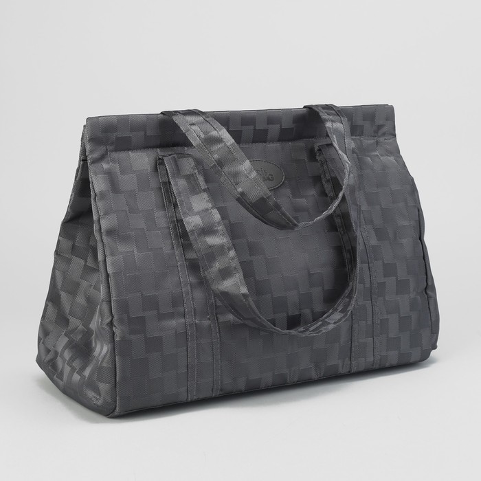 Сумка дорожная, отдел на молнии, наружный карман, цвет серый