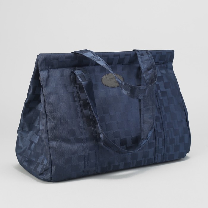 Сумка дорожная, отдел на молнии, наружный карман, цвет синий