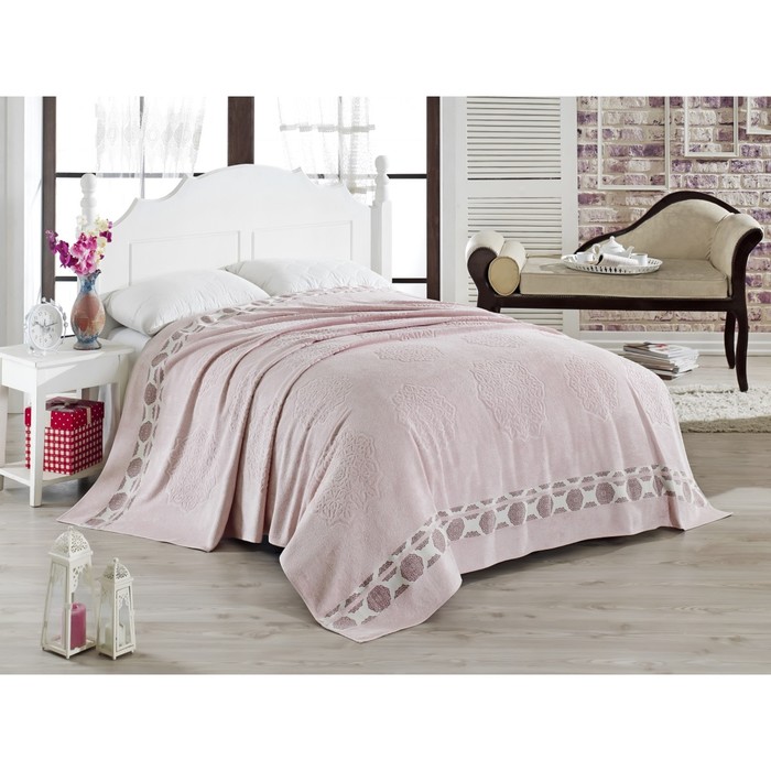 Простыня Elenor, размер 200х220 см, цвет розовый, бамбук 420 г/м2 2427