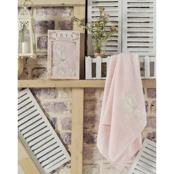 Полотенце Senses, размер 50х90 см, цвет розовый, махра 500 г/м2 2505