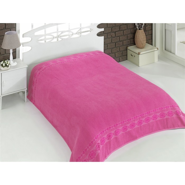 Простыня Rebeka, размер 200х220 см, цвет розовый 2655