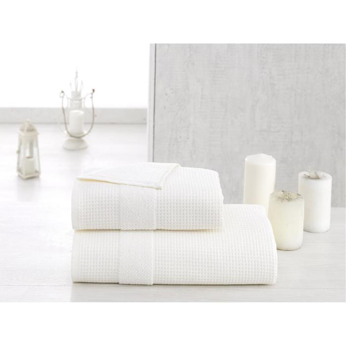 Полотенце Truva, размер 50х100 см, цвет кремовый, микрокотон 500 г/м2 2667