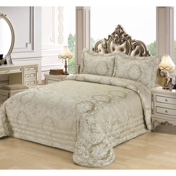 Комплект Evony: покрывало 240 × 260 см, наволочки 50 × 70 см - 2 шт, визон