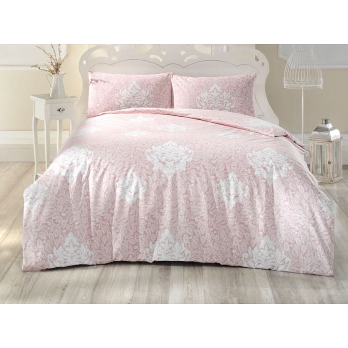 КПБ Snazzy 1,5 сп, 160х240 см, 160х220 см, 50х70 см-1 шт., цвет розовый, ранфорс 115 г/м2 298/12 3