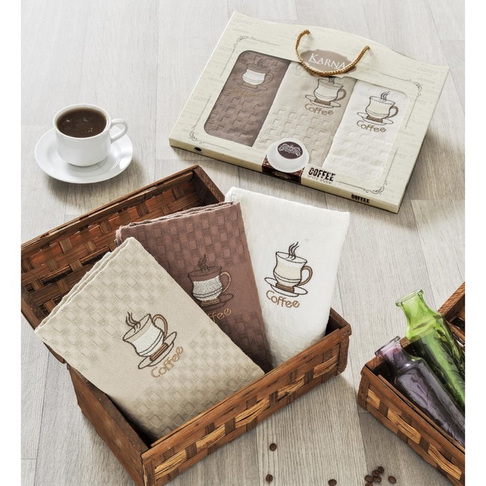 Салфетки Devon, размер 45х65 см-3 шт., вафля 230 г/м2 V3 2442