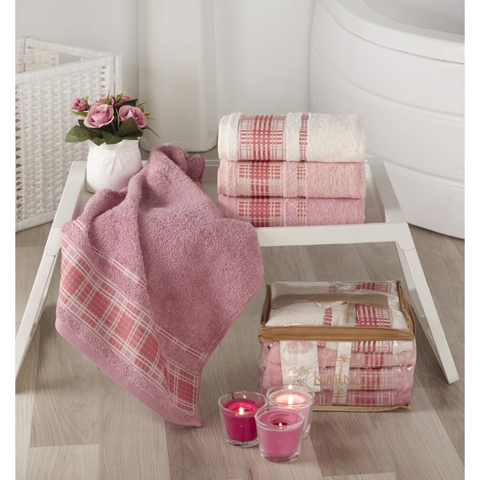 КМП Ekol, размер 70х140 см-4 шт., махра 400 г/м2 V2 2176