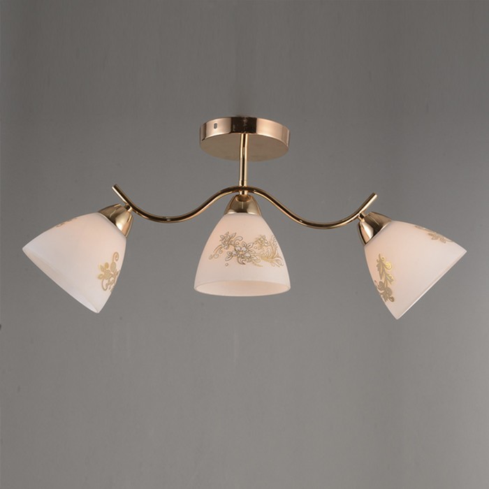 Люстра "Кими " 3х60WxE27 золото