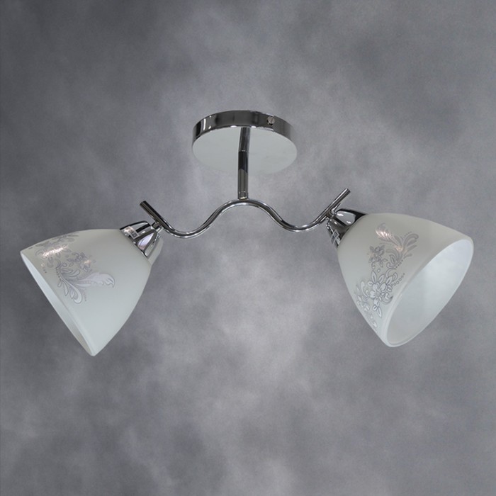 Люстра "Кими " 2х60WxE27 хром