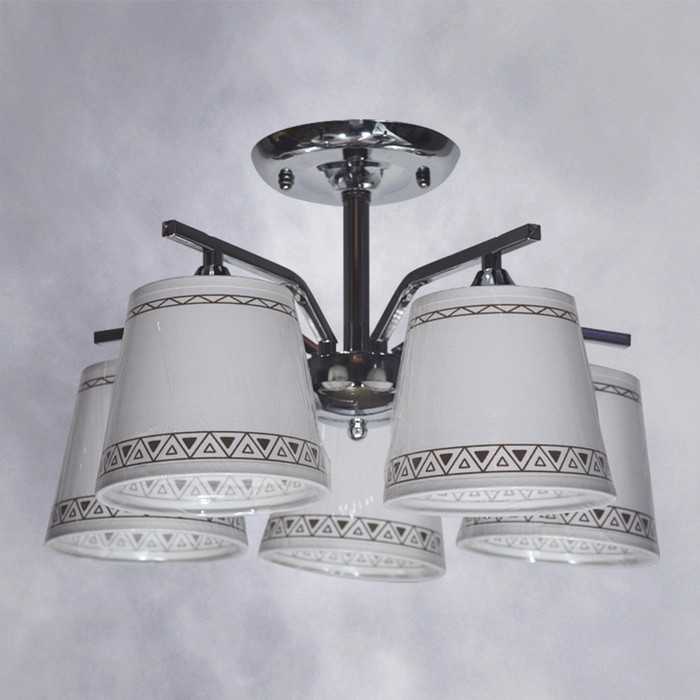 Люстра "Адели" 5х40WxE27 хром