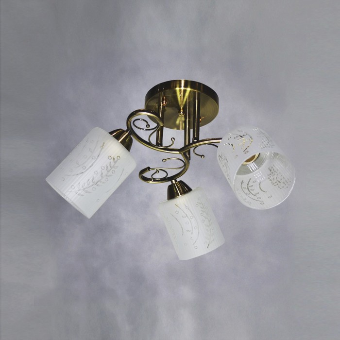 Люстра "Джоли " 3х40WxE27 бронза