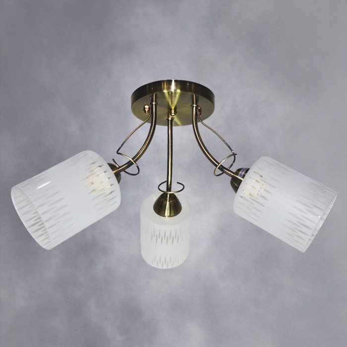 Люстра "Джулиан" 3х40WxE27 бронза