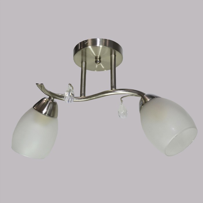 Люстра "Джудит" 2х40WxE27 хром-никель