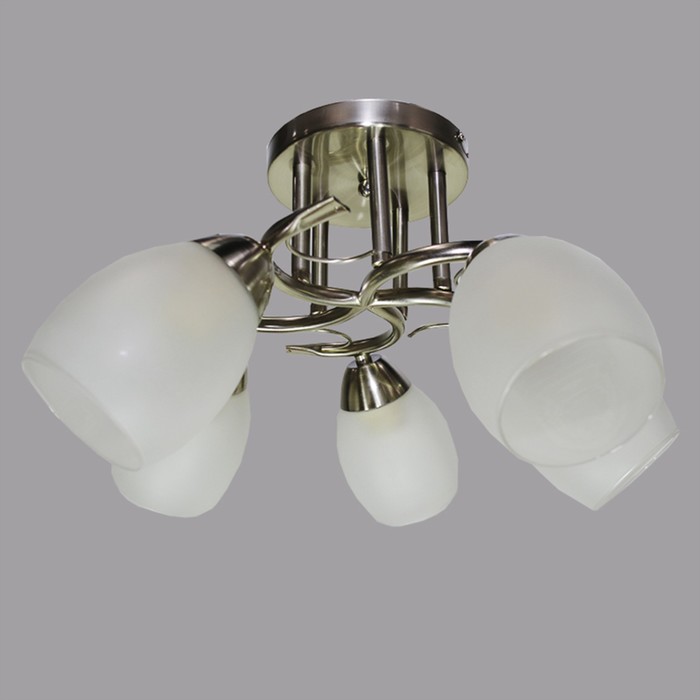 Люстра "Джудит" 5х40WxE27 хром/никель