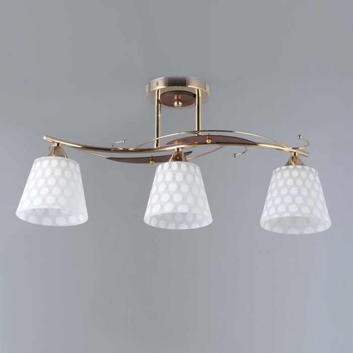 Люстра "Китти" 3х60WxE27 золото