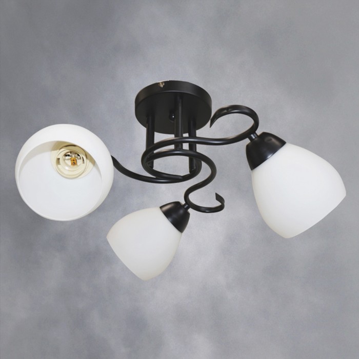 Люстра "Алана" 3х40WxE27 черный