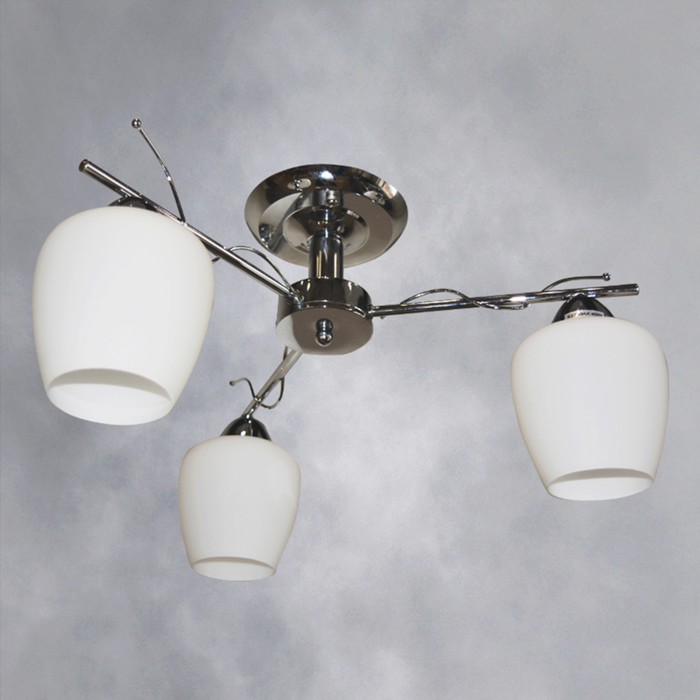 Люстра "Бекка" 3х40WxE27 хром