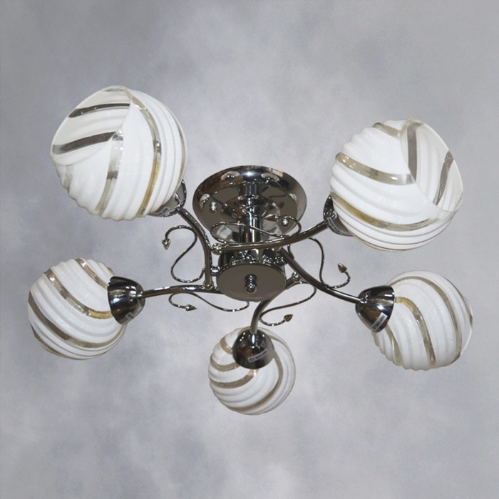 Люстра "Катрин" 5х40WxE27 хром