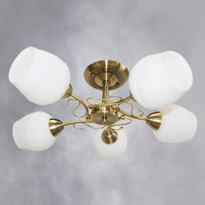 Люстра "Кендра"МИКС 5х40WxE27 бронза