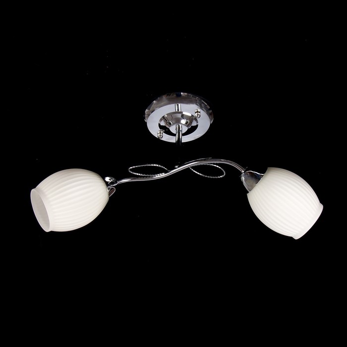 Люстра "Лара" 2х40WxE27 хром