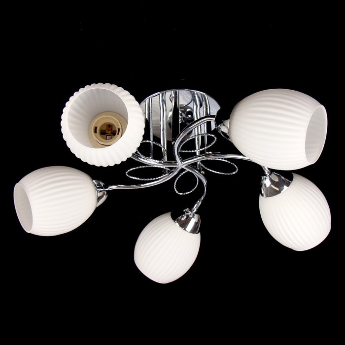 Люстра "Лара" 5х40WxE27 хром