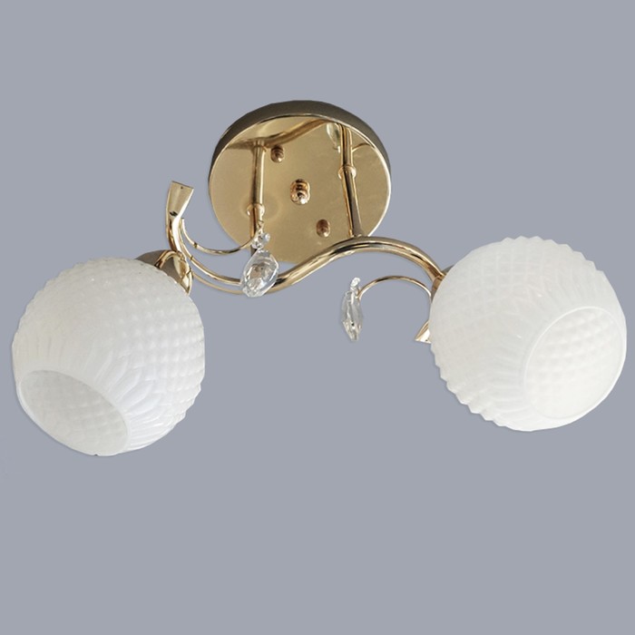 Люстра "Лесли" 2х40WxE27 золото