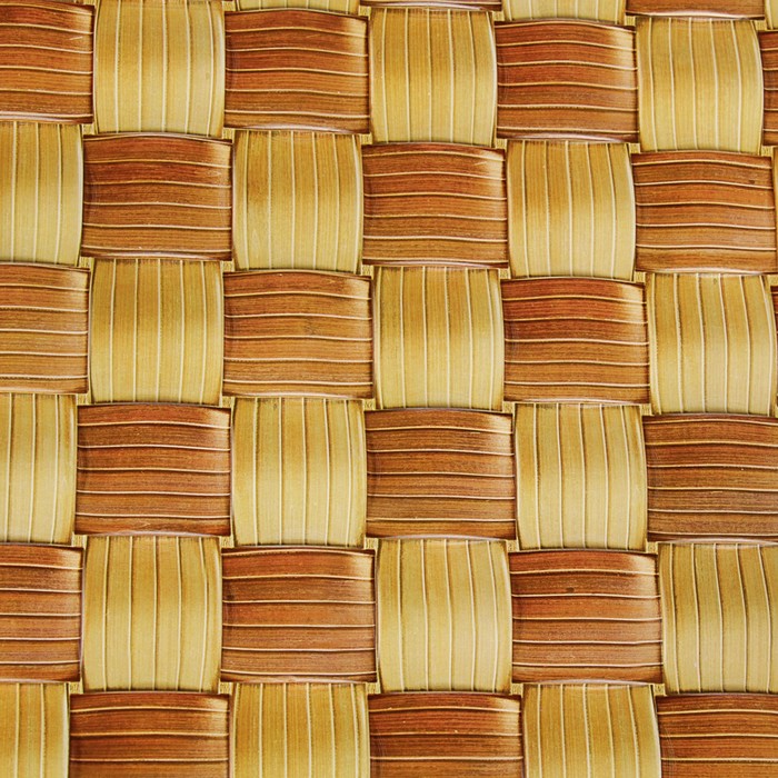 Панель ПВХ Косичка "Красное дерево", 924*464*0,4мм