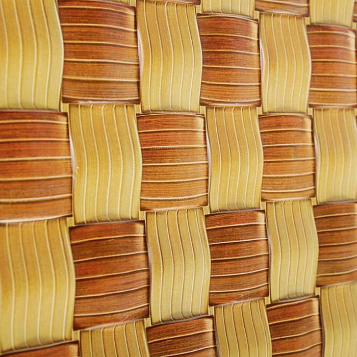 Панель ПВХ Косичка "Красное дерево", 924*464*0,4мм