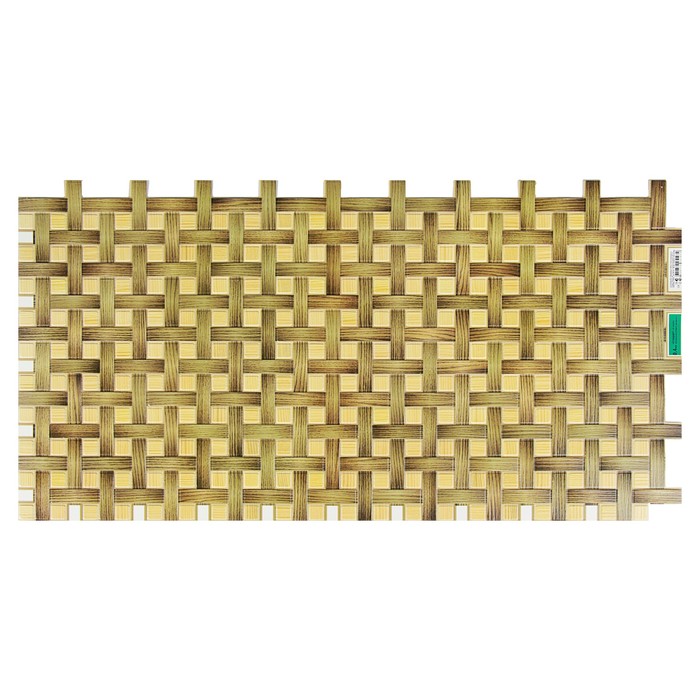 Панель ПВХ Плетёнка "Орех", 935*479*0,4мм