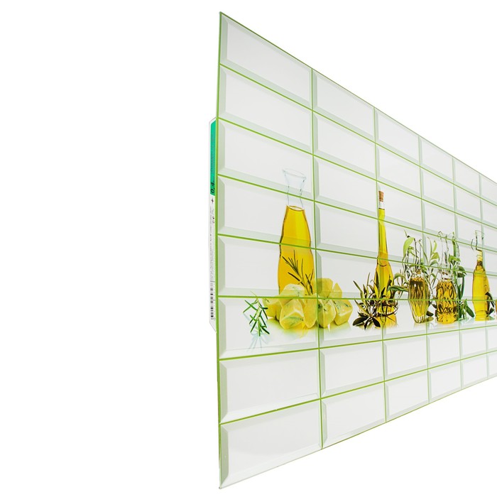 Панель ПВХ Плитка "Ароматы Прованса", 957*477*0,4мм