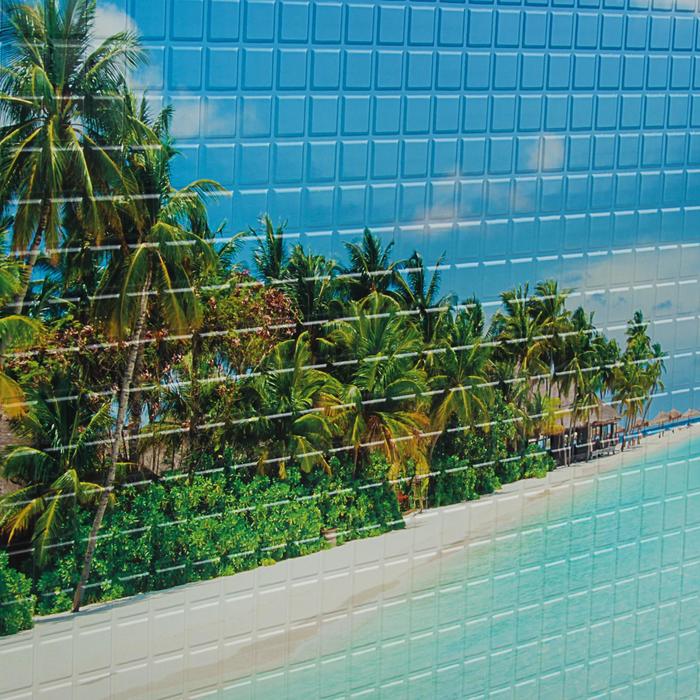 Кухонное панно ПВХ с салфетками "Пляж" 2835х630 мм