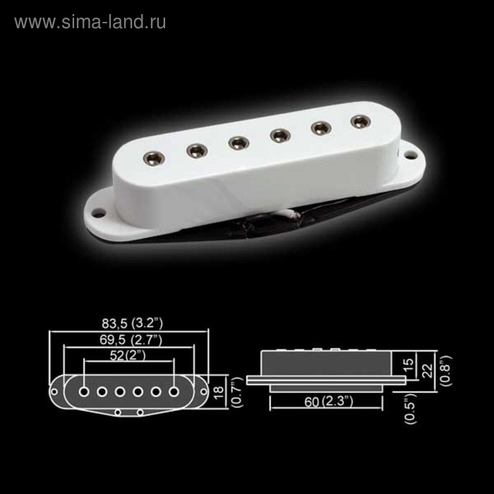 

Звукосниматель Belcat BS-11Bridge-BK магнитный, сингл, бриджевый, черный