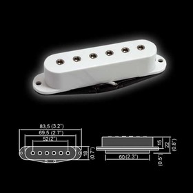 

Звукосниматель Belcat BS-11Neck-BK магнитный, сингл, нековый, черный