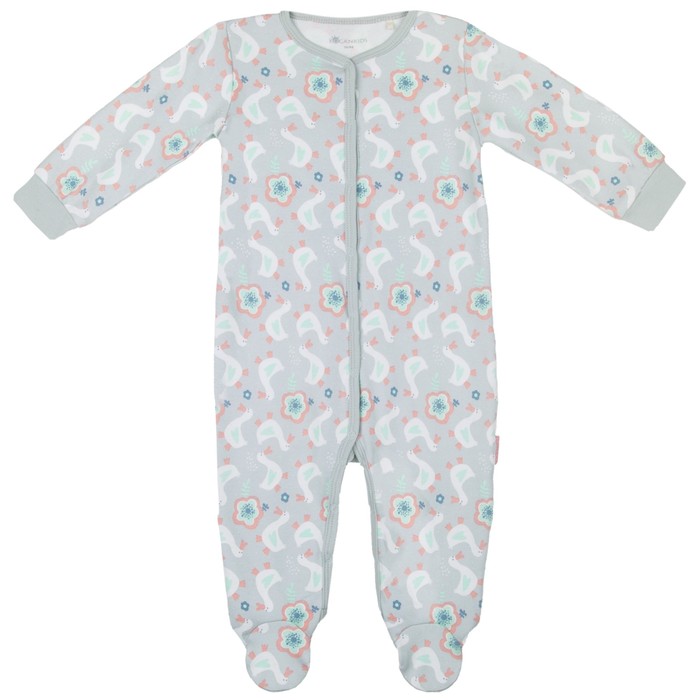 Комбинезон для девочки, рост 62 см, цвет серый 171-006-33