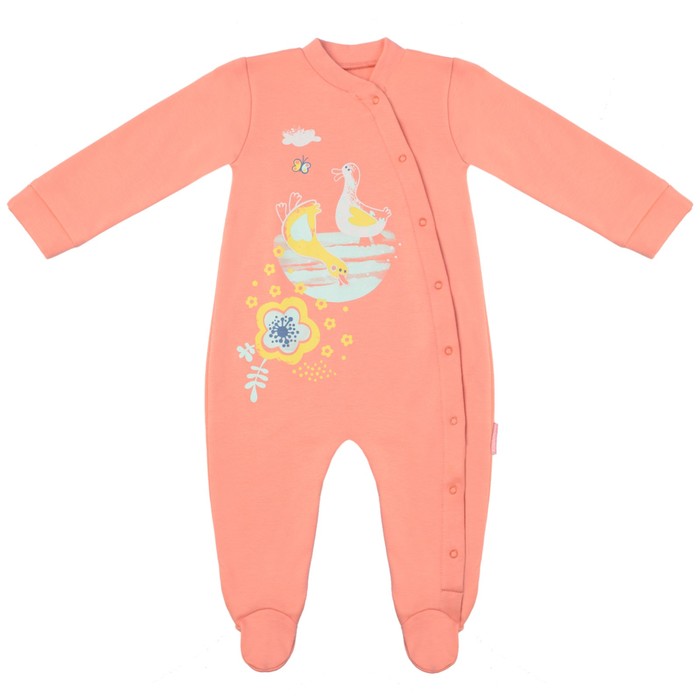 Комбинезон для девочки, рост 74 см, цвет розовый 171-007-04